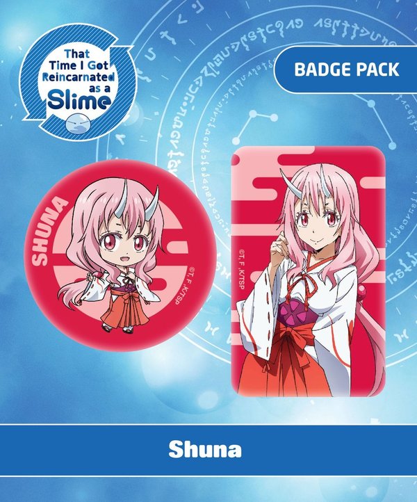That Time I Got Reincarnated as a Slime Ansteck-Buttons Doppelpack Shuna